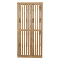 SPINDER DESIGN Ploča za vješanje garderobe od punog hrasta u prirodnoj boji 46x100x8 cm Parco 