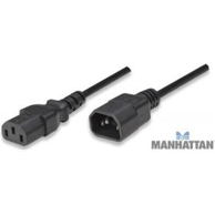 MANHATTAN Kabel za napajanje 301152, C13-C14, 1,8 m, crna