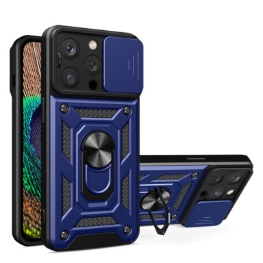MG Maskica Hybrid Armor Camshield, za iPhone 15 Pro Max, plava