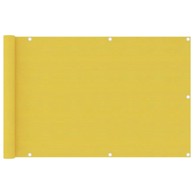 Balkonski zastor 90 x 400 cm HDPE, žuti