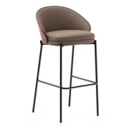KAVE HOME Smeđa barska stolica (visine sjedala 77 cm) Eamy 
