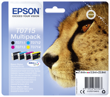 EPSON Tinta za printer DURABrite Multipack T 071 T 0715
