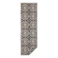 NORTHRUGS Vanjski tepih Jardin 80x350 cm, crno-krem