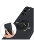 ONASI Silikonska maskica, Samsung Galaxy A03s A037, Liquid Ring, crna