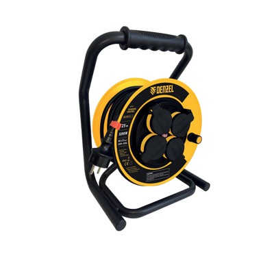 DENZEL Motalica za kabel IP44, 3x1,5 mm, 14 A, 25 m  