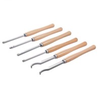 VEVOR Set alata za tokarenje drveta, 6 kom, 472x217x46 mm, drvena drška