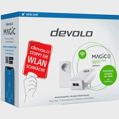 DEVOLO Powerline Starter Kit Magic 2 WiFi Next, 2 adaptera