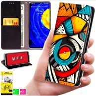 BLUEMOON Futrola tipa novčanik za Motorola Moto G15 / G15 Power - maska s uzorkom + zaštitno staklo 9H