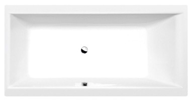 POLYSAN Pravokutna kada, Cleo, 180x90x48 cm, bijela, akrilna, 330 l
