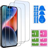 Kaljeno staklo za Apple iPhone 15 Pro Max 9H staklo, set od 3