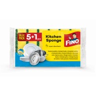 FINO Spužva za posuđe kuhinjska 5+1