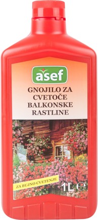 Tekuće gnojivo za balkonsko bilje ASEF 1000 ml 807