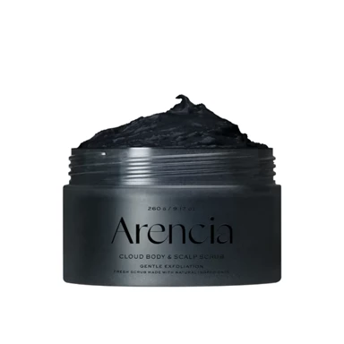 ARENCIA Piling za tijelo i vlasište Fresh Cloud Black Tea & Yuzu