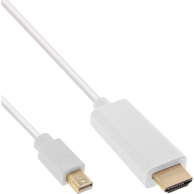 INLINE Mini DisplayPort na HDMI adapter 17171I, 1 m, bijeli