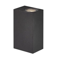 Zidna svjetiljka Asbol Kubi, LED, IP44, 2019071003, crna