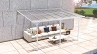 WESTMANN Aluminijska nadstrešnica za terasu Bruce 4 m, bijela