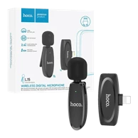 HOCO Mikrofon L15 Crystal, bežični, s Lightning konektorom, Lavalier, za iPhone