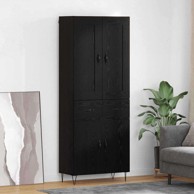 Kuhinjski ormarić 69,5x34x180 cm, crni hrast