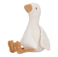 LITTLE DUTCH Plišana igračka little goose 25 cm, bijela