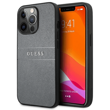 GUESS Zaštitna maska GUHCP13LPSASBGR, za iPhone 13 Pro, siva