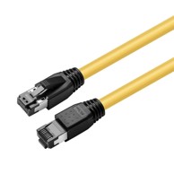 Mrežni spojni kabel, S/FTP, kategorija 8.1, AWG 24, LSZH, duljina 1 m, žuta