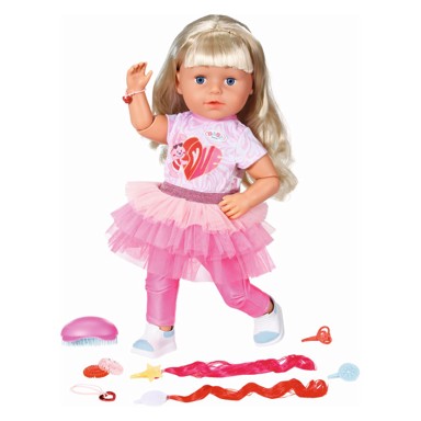 ZAPF BABY BORN Lutka Sister Style & Play, 43 cm