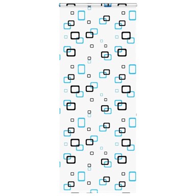 Zavjesa rolo za tuš s kazetom 110x240 cm, širina tkanine 106 cm, bijela