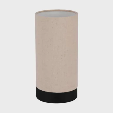 Stolna lampa Feniglia, E27, V-255, bež lan/crna