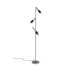 TRIO Crna/u srebrnoj boji LED stojeća svjetiljka (visina 150 cm) Ikaris 