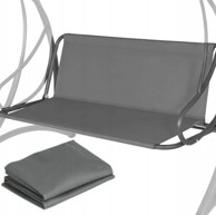 Sjedeći dio za vrtnu ljuljačku, siva tkanina (110x90 cm)