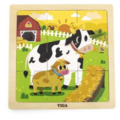 VIGA Prvena slagalica farma