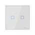 SONOFF Pametni zidni prekidač, Wi-Fi + RF433, dvostruki T2EU2C-TX
