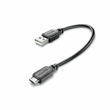 CELLULARLINE Kabel, USB-A na Micro USB, 15 cm, crni