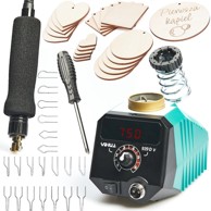 YIHUA Pirograf za drvo 939D-V + set ljepenki za pirograf 4 u 1, 20 kom.