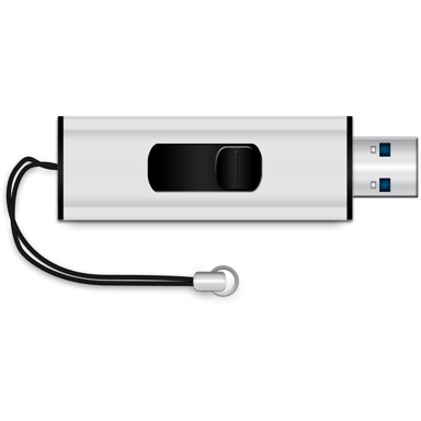 MEDIARANGE USB memorija MR914, 8 GB, USB 3.2 Gen 1, crna/srebrna