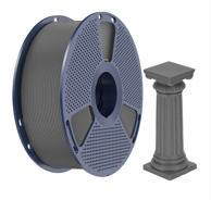 SUNLU filament PLA High-Speed Marble, sivi beton