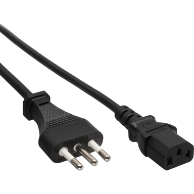 INLINE Kabel za napajanje 16650I, C13, 0,5 m, crna
