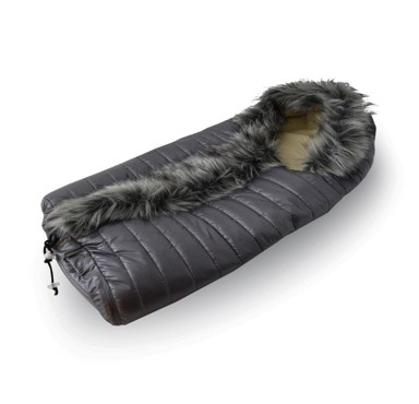 AGA Vreća za spavanje Fusak Combi Luka s krznom, siva