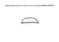 ISAM Maska branika Renault Captur, krom, prednja lijeva