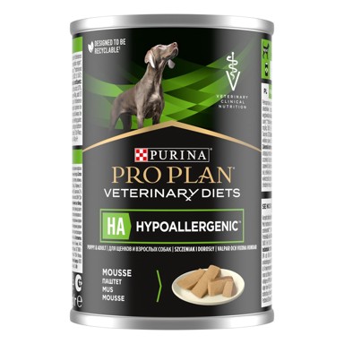 PRO PLAN VETERINARY DIETS Hrana za pse HA Hypoallergenic, kod intolerancije na hranu, mousse, 12x400g