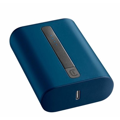 CELLULARLINE Powerbank prijenosni punjač Thunder, 10000 mAh, plavi