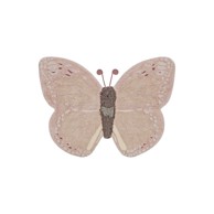 LORENA CANALS Svijetlo ružičasti/bež periv/ručno rađen pamučan dječji tepih 90x120 cm Baby Butterfly 