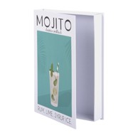 PT LIVING Bijela/zelena dekorativna papirnata kutija za pohranu 18x4x25 cm Mojito 