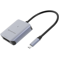 CONCEPTRONIC Čitač kartica BIAN08G, sivi