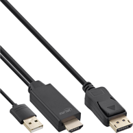 INLINE Video adapter 17162P, 2 m, crni
