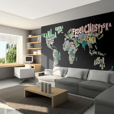 Foto tapeta geography in polish 350x270