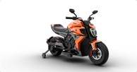 DUCATI Licencirani motor na akumulator Diavel x Bentley, narančasti