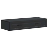 Stol zidni, 87.5 x 34.5 x 17 cm, konstruirano drvo, crna