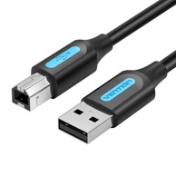 VENTION USB 2.0 kabel A na B COQBI, 3 m, crni 