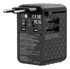 VERBATIM Putni adapter CHARGE N TRAVEL, 170 W, crni